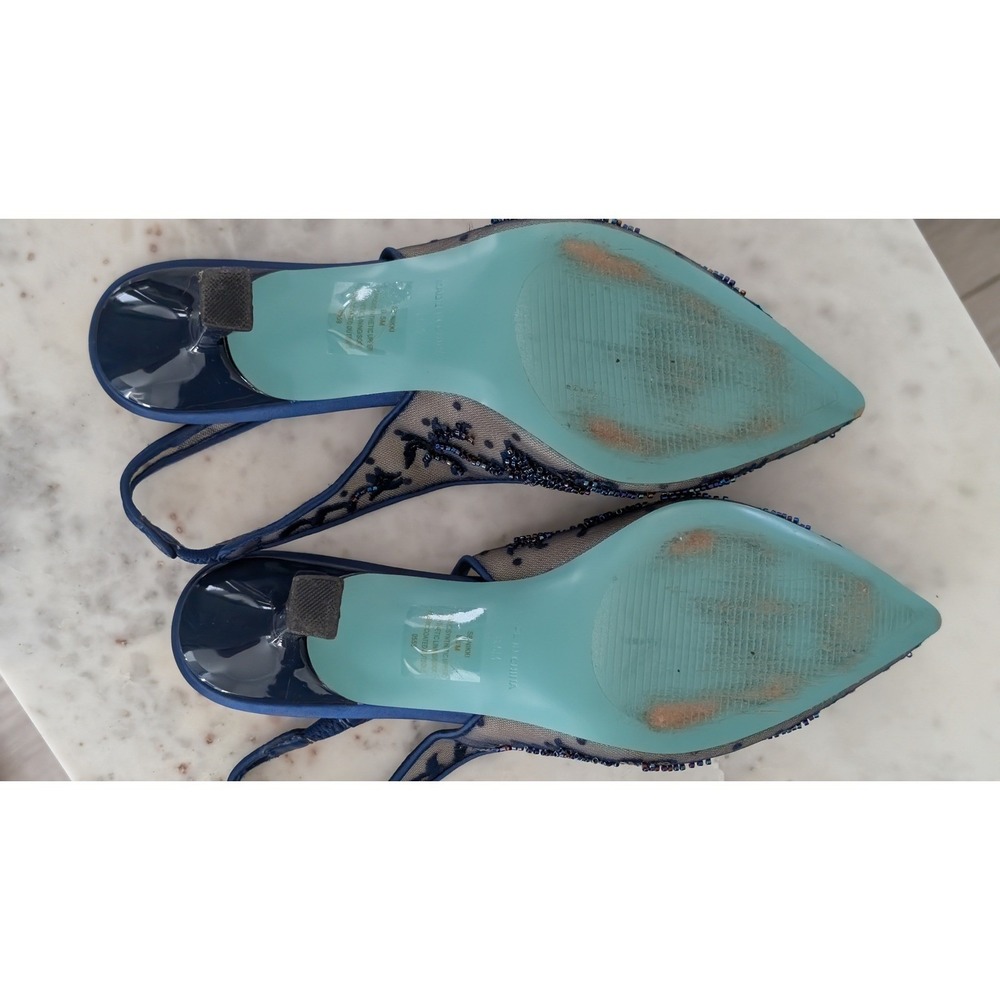 Betsey Johnson Nikki Navy 8.5 - Picture 10 of 10